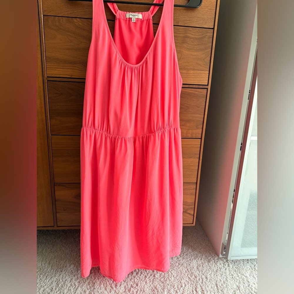 Madewell Vibrant Pink Mini Dress - Picture 10 of 13